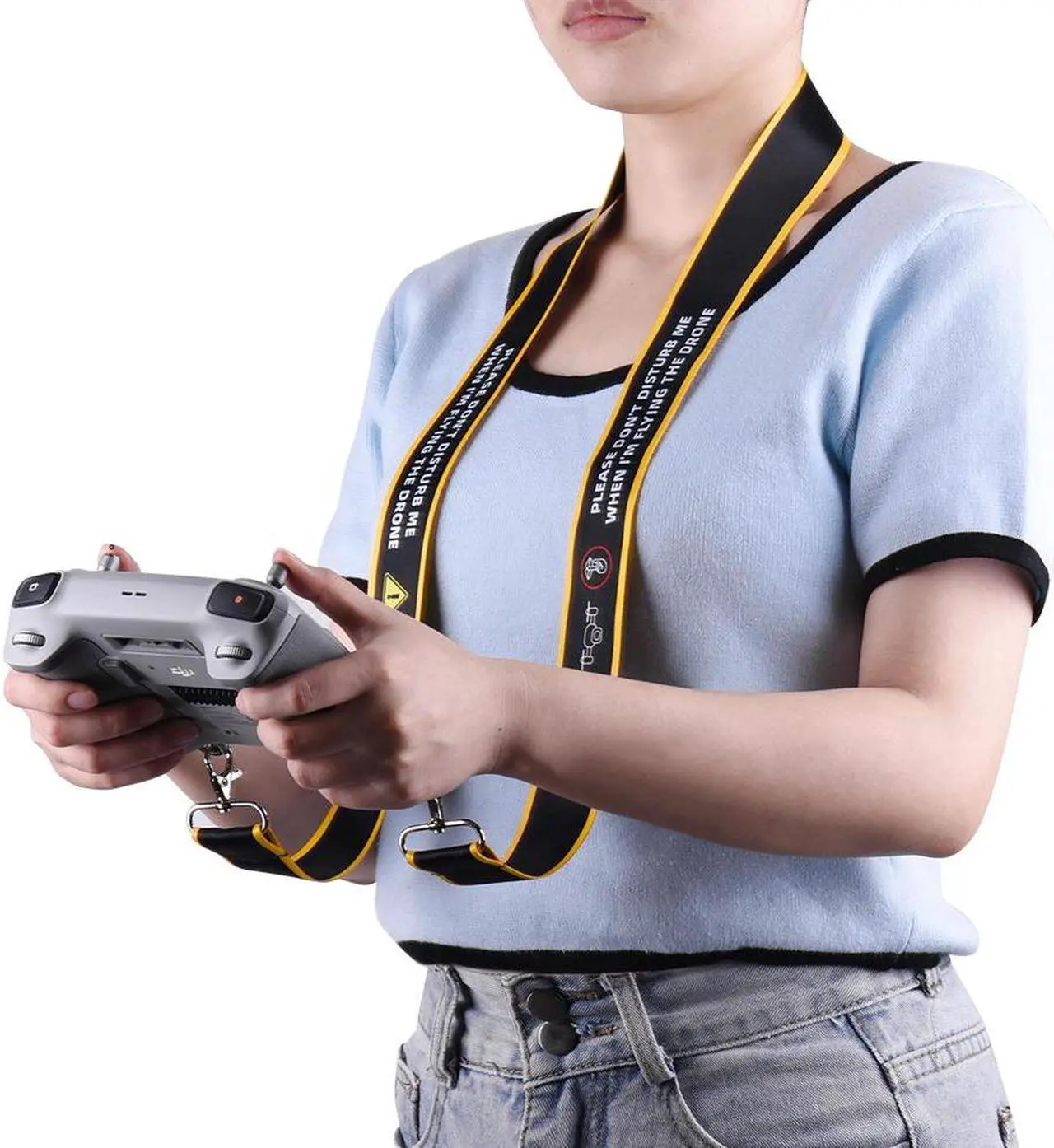 Alt view image 6 of 7 - Neck Lanyard for DJI Mavic 3 Cine Mavic 2 Pro/Zoom Air2S Air2 Mini 3 PRO Combo Drone Accessories RC Pro with Screen Smart Remote