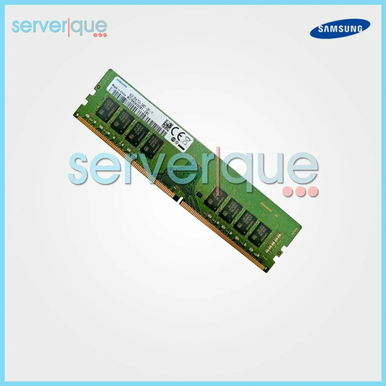 Alt view image 4 of 6 - Samsung 16GB DDR4 2Rx8 PC4-2400T-UB1-11 M378A2K43CB1-CRC Desktop DIMM RAM Memory