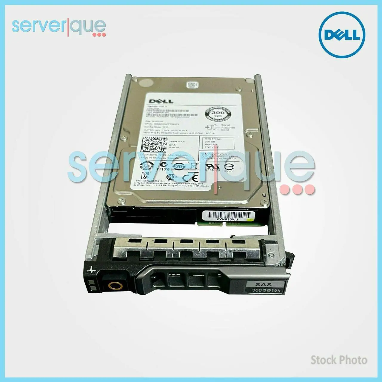 Alt view image 9 of 13 - Dell H8DVC 300GB 15K SAS 2.5" Hard drive