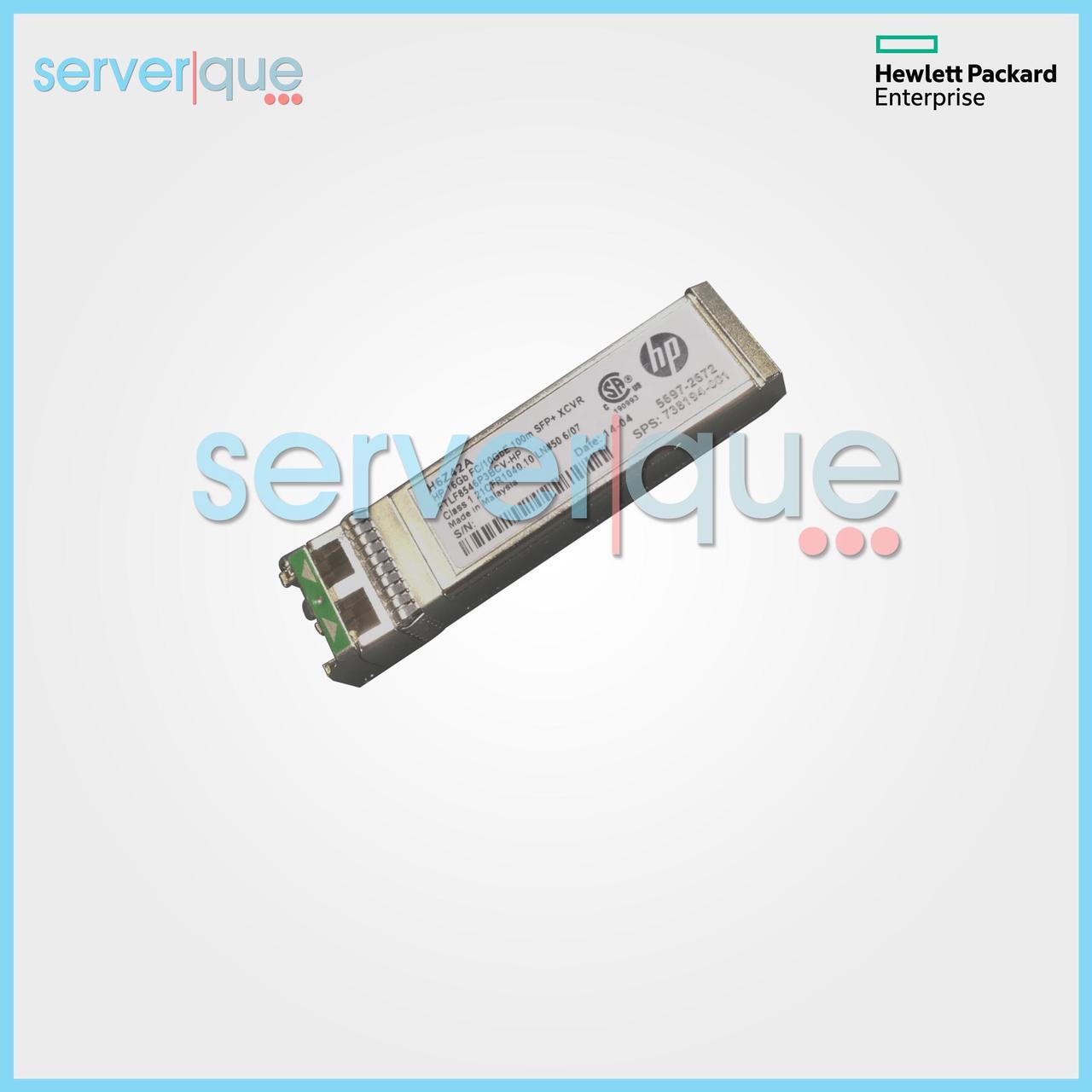 Alt view image 3 of 4 - HPE H6Z42A StoreFabric 16Gb FC/10GbE 100m SR SFP+ Transceiver