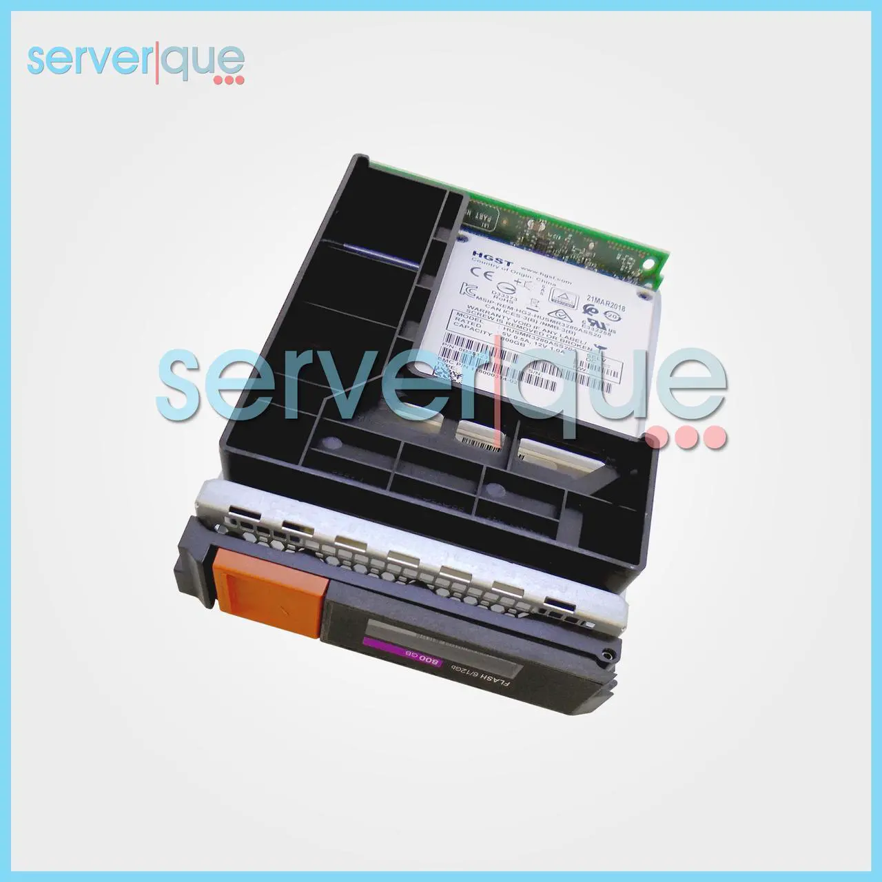 Main image of 005052271 EMC 800GB SAS 12Gbps 3.5-inch Solid State Drive 118000314-02