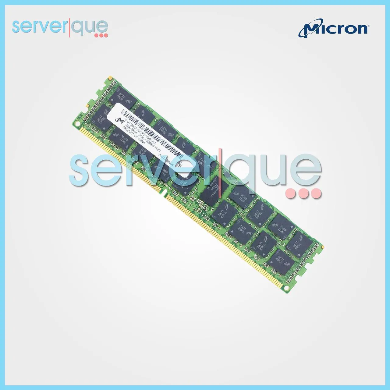 Alt view image 3 of 3 - MT36KSF2G72PZ-1G4 Micron 16GB PC3L-10600R DDR3-1333MHz ECC Reg Dual Rank Memory