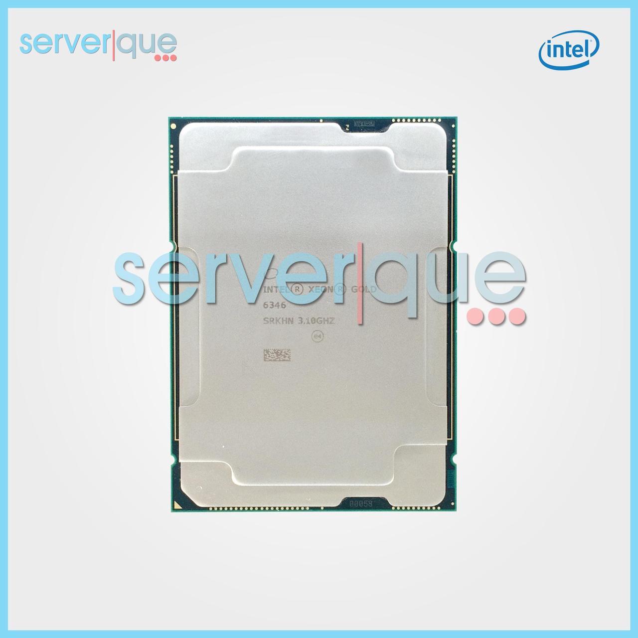 Main image of SRKHN Intel Xeon Gold 6346 16-Core 3.10GHz 36MB 205W FCLGA4189 Processor