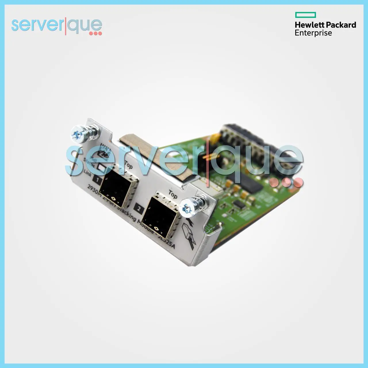 Alt view image 3 of 4 - Aruba JL325A 2930 2-Port Stacking Module