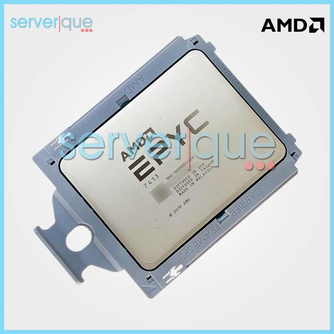 Main image of AMD 100-000000323 EPYC 7413 24-Core 2.65GHz 128MB "NO VENDOR LOCK" Processor