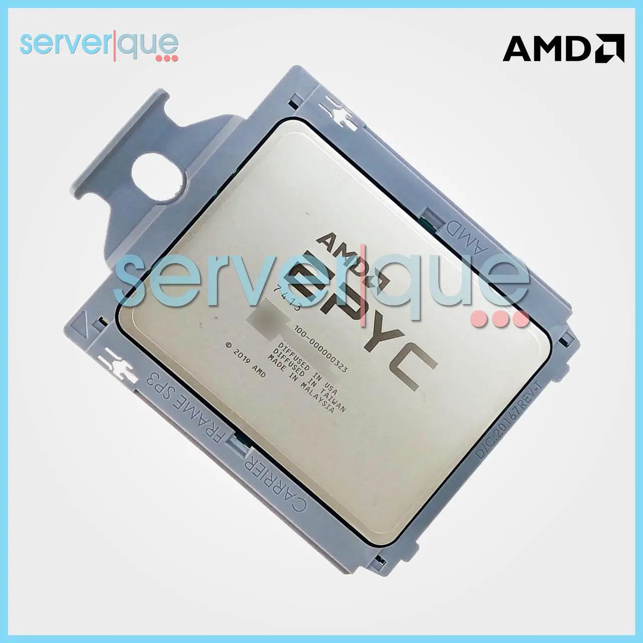 Alt view image 2 of 2 - AMD 100-000000323 EPYC 7413 24-Core 2.65GHz 128MB "NO VENDOR LOCK" Processor