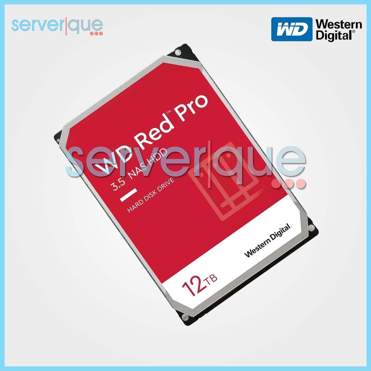 Alt view image 6 of 7 - Western WD121KFBX Digital Red Pro WD121KFBX 12 TB Hard Drive - 3.5" Internal - SATA (SATA/600) - Conventional Magnetic Recording (CMR) Method