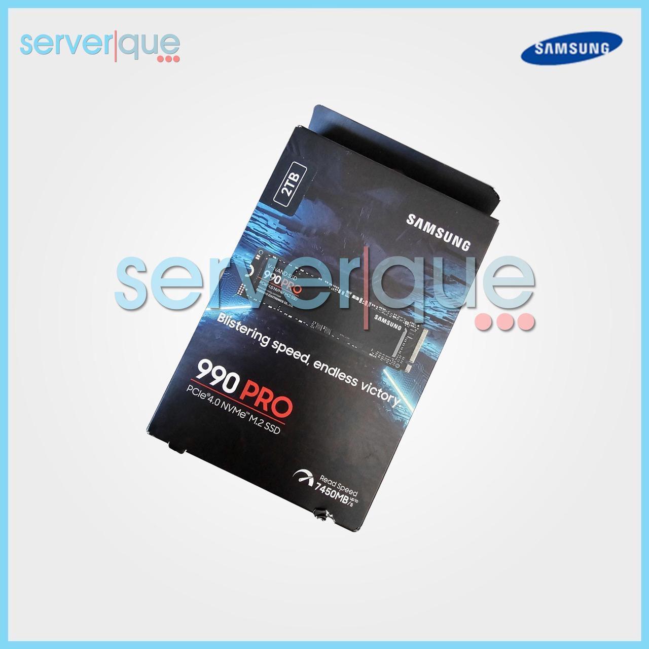 Alt view image 2 of 3 - Samsung 990 PRO MZ-V9P2T0B/AM 2 TB Solid State Drive - M.2 2280 Internal - PCI Express NVMe (PCI Express NVMe 4.0 x4) - Desktop PC, Gaming Console Device Supported - 7450 MB/s Maximum Read ...