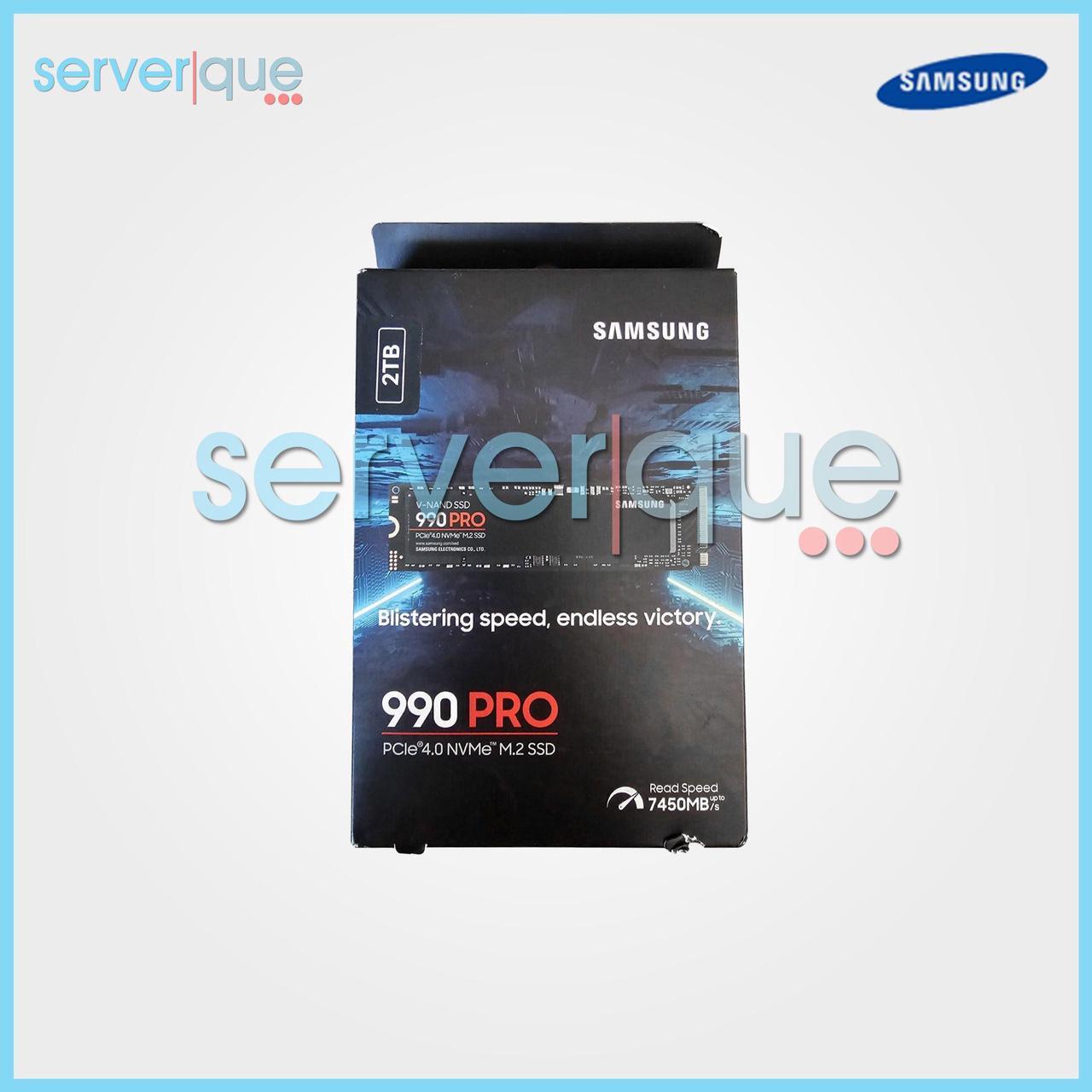 Main image of Samsung 990 PRO MZ-V9P2T0B/AM 2 TB Solid State Drive - M.2 2280 Internal - PCI Express NVMe (PCI Express NVMe 4.0 x4) - Desktop PC, Gaming Console Device Supported - 7450 MB/s Maximum Read ...
