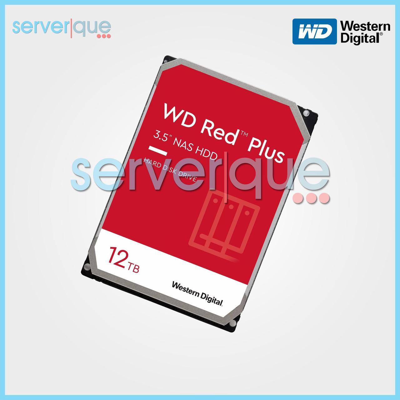Alt view image 5 of 8 - Western WD120EFBX Digital Red Plus WD120EFBX 12 TB Hard Drive - 3.5" Internal - SATA (SATA/600) - Conventional Magnetic Recording (CMR) Method