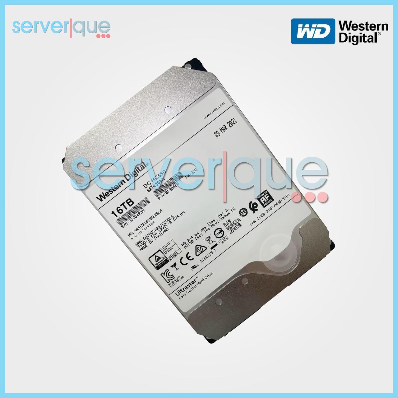 Alt view image 5 of 7 - WUH721816ALE6L4 - Western Digital Ultrastar DC HC550 16TB 7200RPM SATA 6Gb/s 512MB Cache 3.5-inch Hard Drive - (Certified Refurbished)