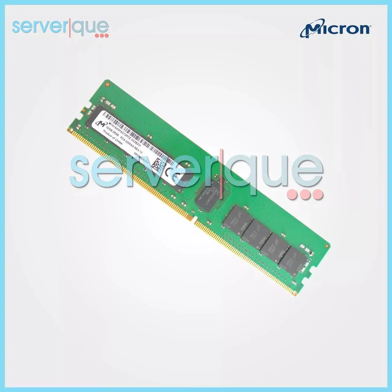 Main image of MTA18ASF4G72PDZ-3G2 Micron 32GB PC4-25600 DDR4-3200MHz ECC Reg Dual Rank Memory