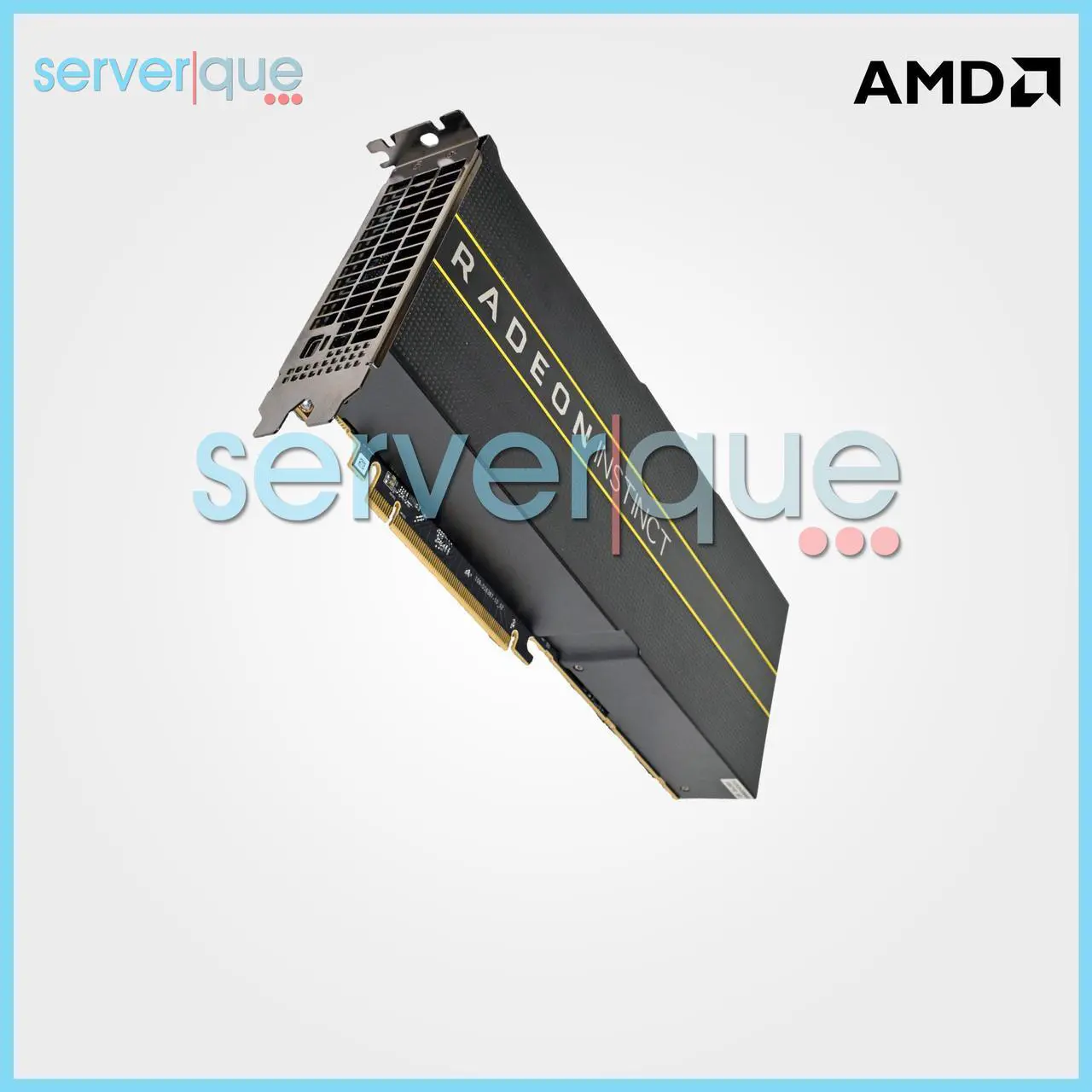 Alt view image 3 of 3 - 102D1631410 AMD Radeon Instinct MI50 16GB HBM2 PCIe 4.0 x16 GPU Accelerator Card