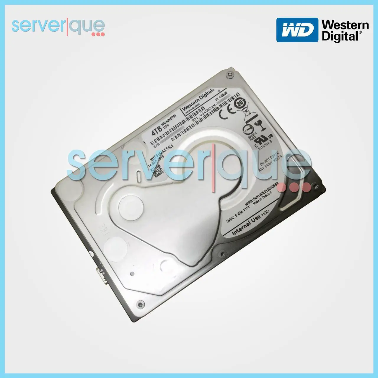 Alt view image 3 of 3 - Western Digital WD40NDZM 4TB USB-C 2.5" External Hard Drive