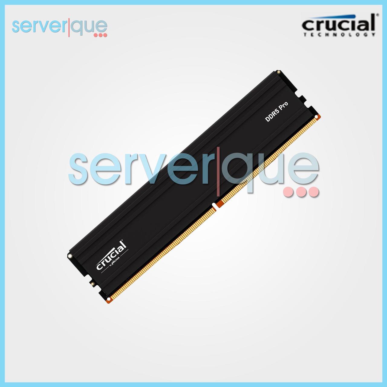 Alt view image 3 of 3 - Crucial CP48G56C46U5 48GB PC5-44800 DDR5-5600MHz Unbuffered 288-Pin UDIMM Memory
