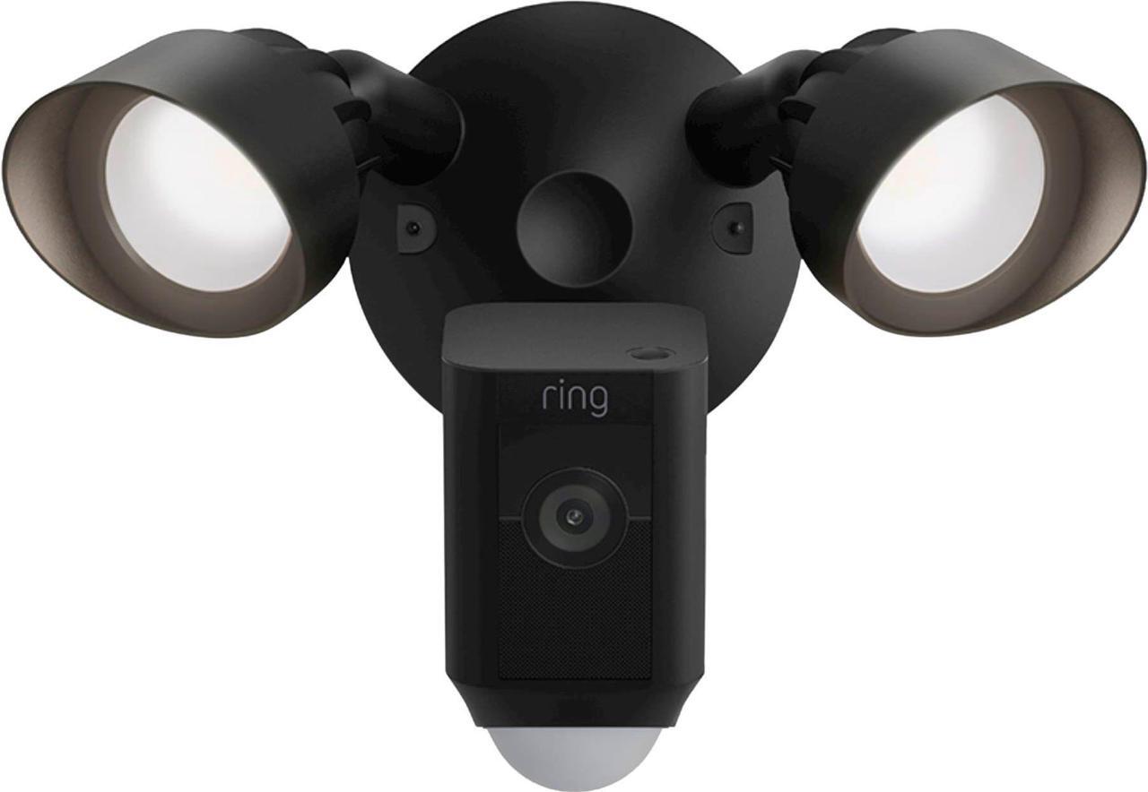 Alt view image 16 of 20 - RING Floodlight Cam Wired Plus Motion-Activated 1080p HD Black