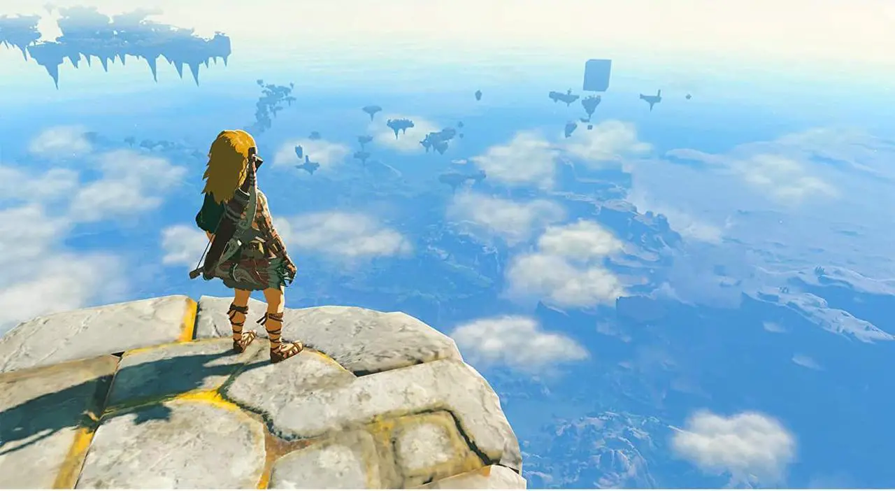 Alt view image 4 of 4 - Nintendo Switch OLED Model with The Legend of Zelda: Tears of the Kingdom - White