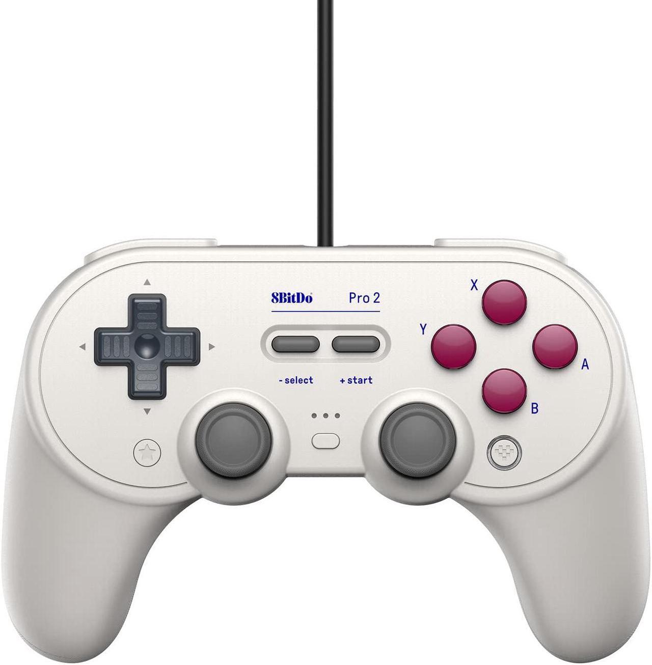 Alt view image 2 of 5 - 8BitDo Pro 2 Wired Controller for Switch, Windows, Steam Deck & Raspberry Pi - G Classic