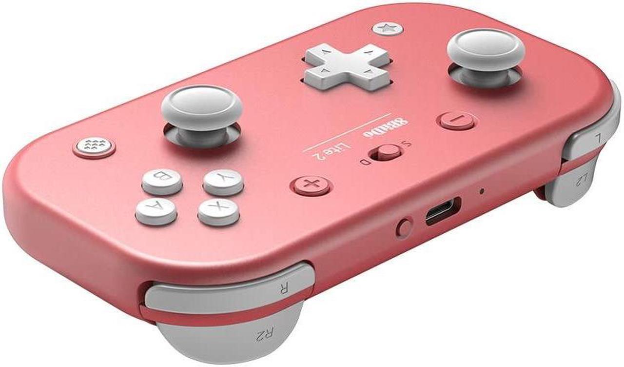 Alt view image 2 of 5 - 8Bitdo Lite 2 Bluetooth Wireless Gamepad for Switch, Android and Raspberry Pi - Pink