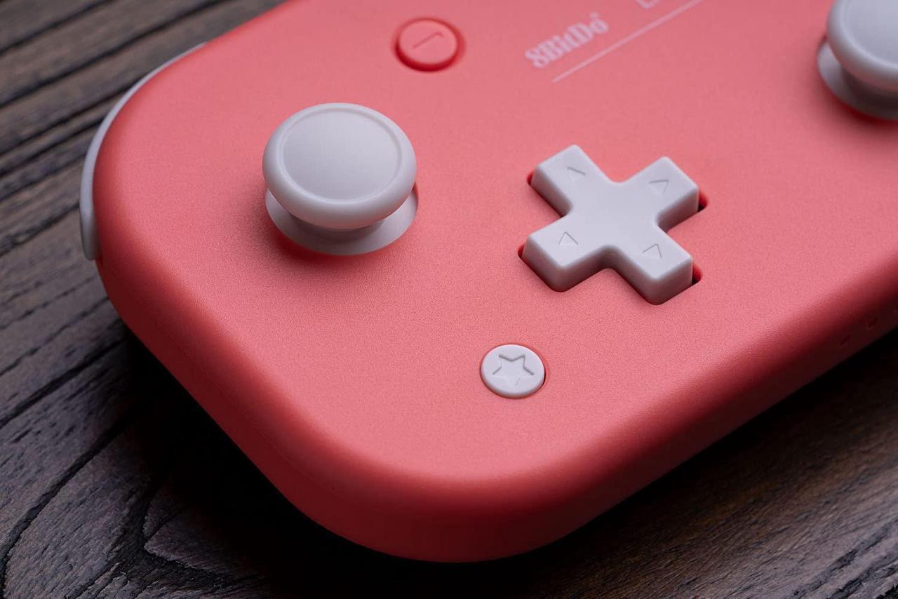 Alt view image 5 of 5 - 8Bitdo Lite 2 Bluetooth Wireless Gamepad for Switch, Android and Raspberry Pi - Pink