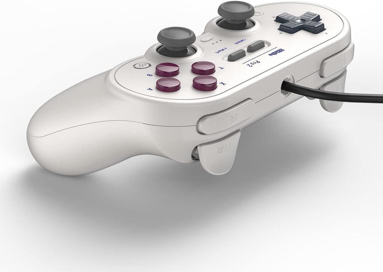 Alt view image 4 of 5 - 8BitDo Pro 2 Wired Controller for Switch, Windows, Steam Deck & Raspberry Pi - G Classic