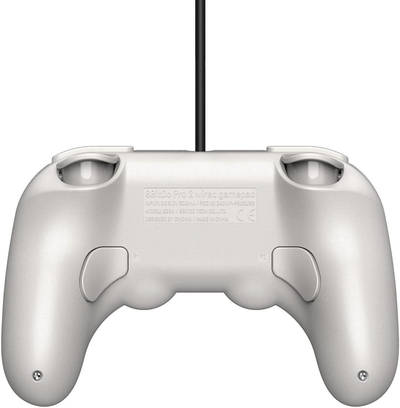 Alt view image 3 of 5 - 8BitDo Pro 2 Wired Controller for Switch, Windows, Steam Deck & Raspberry Pi - G Classic