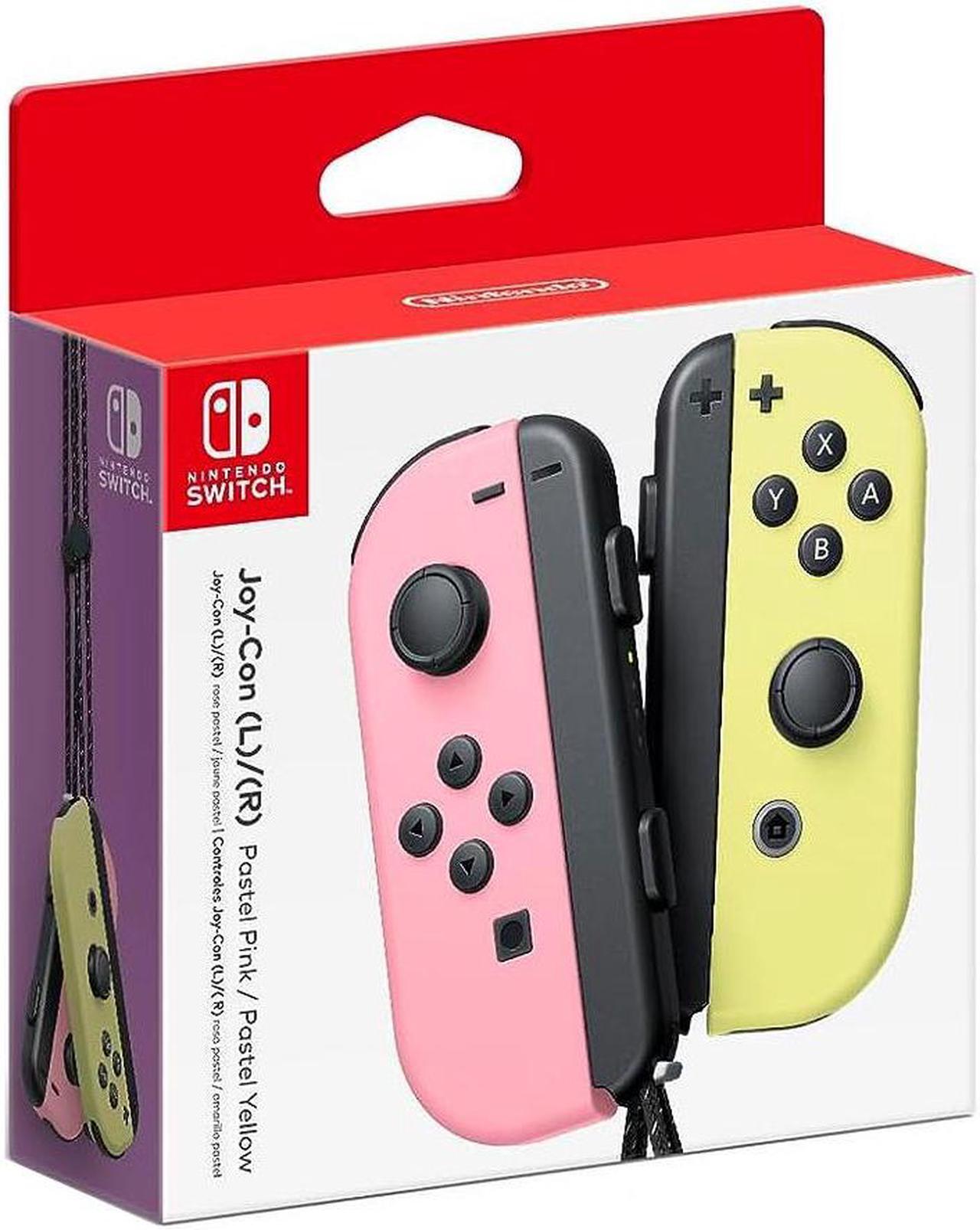 Main image of Nintendo Switch Joy-Cons (L/R) - Pastel Pink / Pastel Yellow