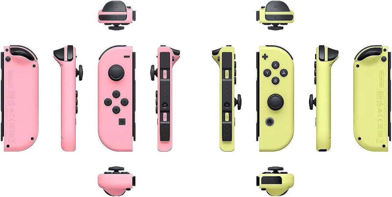 Alt view image 4 of 4 - Nintendo Switch Joy-Cons (L/R) - Pastel Pink / Pastel Yellow