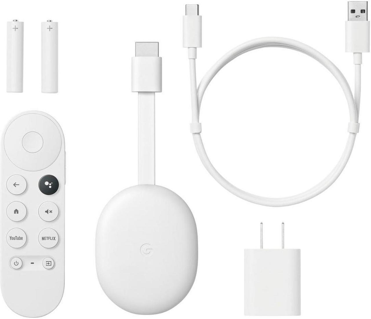 Alt view image 17 of 19 - Google Nest GA03131 Chromecast With Google TV (HD) - Snow