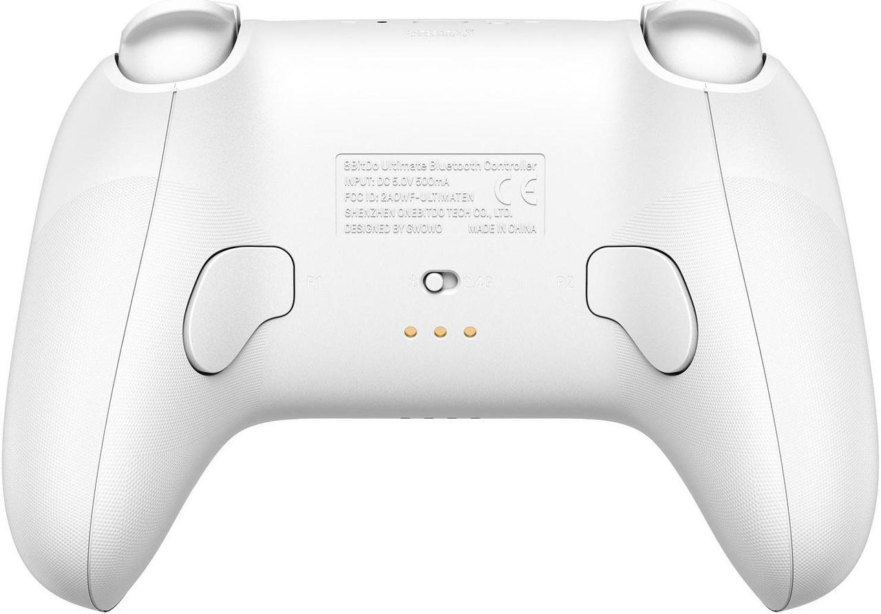 Alt view image 2 of 4 - 8BitDo Ultimate Bluetooth Wireless Controller for Switch, PC and Steam with Travel Case - White