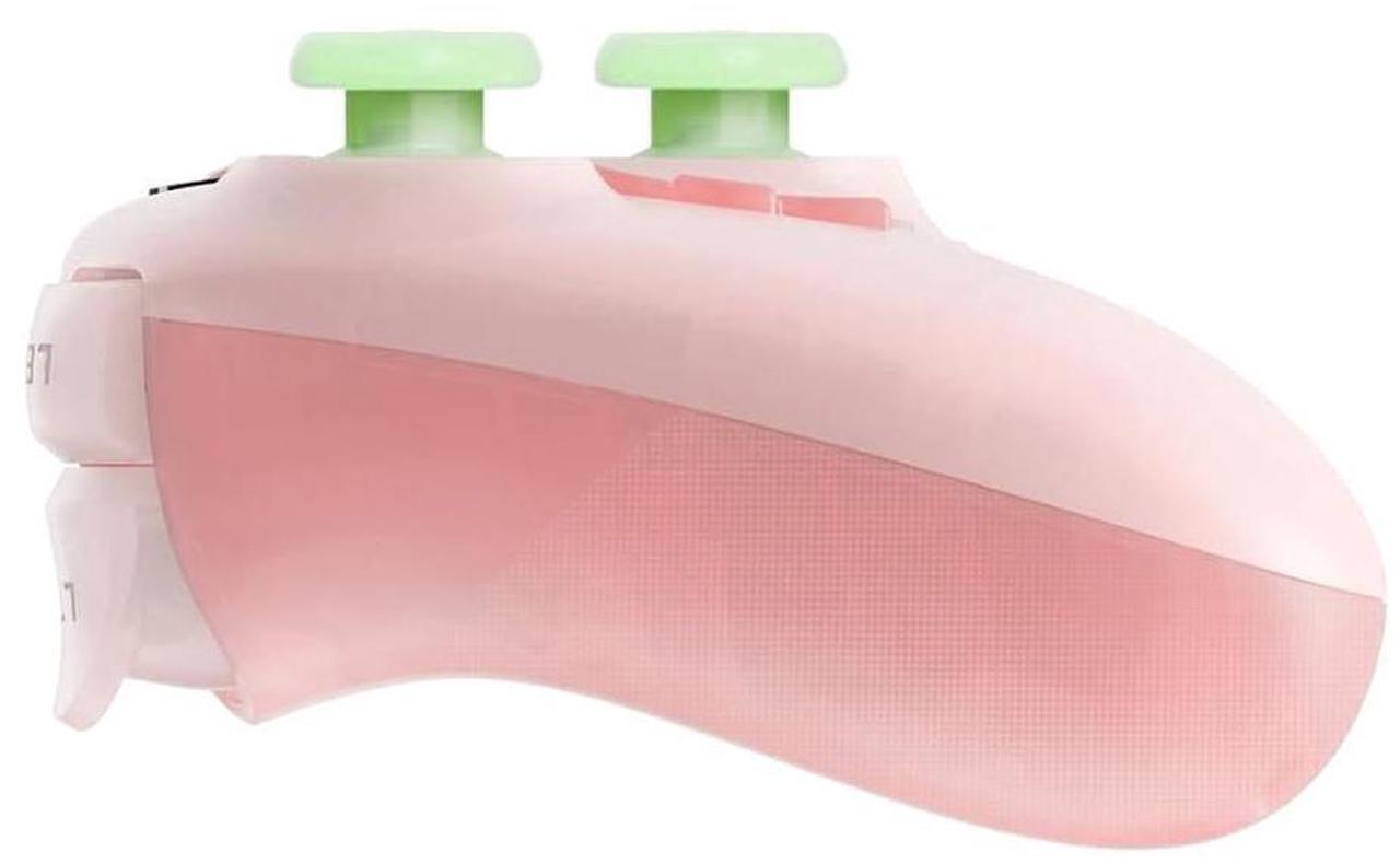 Alt view image 6 of 6 - 8Bitdo Ultimate Mini Wired Controller with RGB Ring, Hall Effect Joysticks and Triggers for Xbox, Windows - Translucent Pink