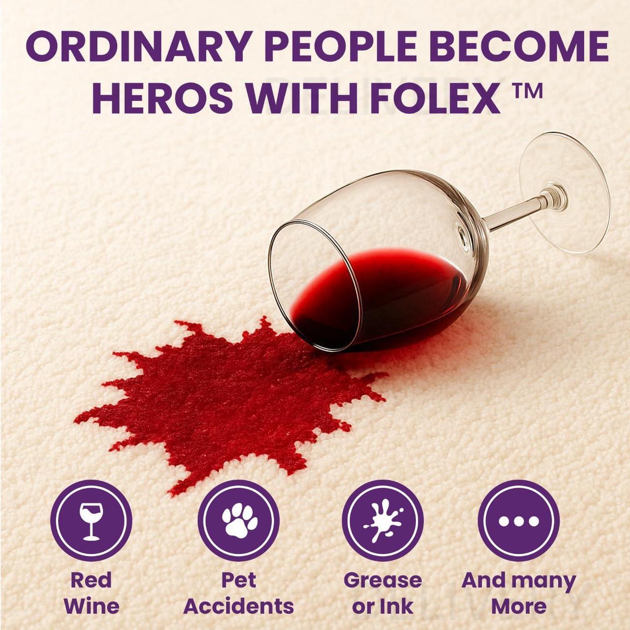 Alt view image 4 of 5 - Folex Instant Carpet Spot Remover Carpet Cleaner with Reusable Cleaning Cloth - 128 oz - Removes Pet Accidents, Grease, Red Wine and More - 4 Pack
