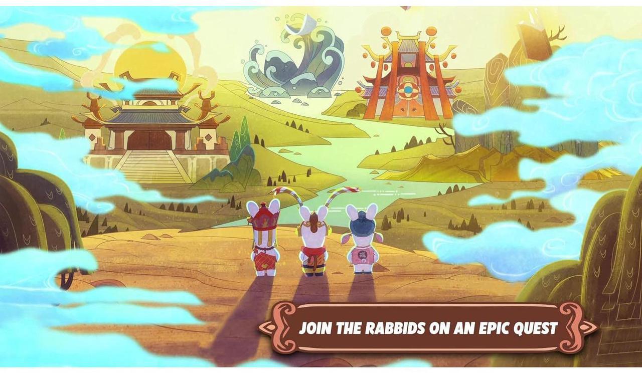 Alt view image 4 of 7 - Nintendo Switch White OLED Console with Rabbids: Party of Legends, Nintendo $20 eShop Gift Card, MightySkins Console and Controller Skin Voucher, and 2 Year CPS Extended Warranty