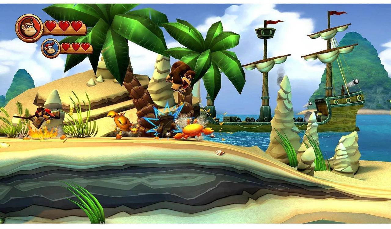 Alt view image 4 of 7 - Nintendo Switch White OLED Console with Donkey Kong Country Returns HD, NSO 12 Month Family Membership, MightySkins Console and Controller Skin Voucher, and 1 Year CPS Extended Warranty