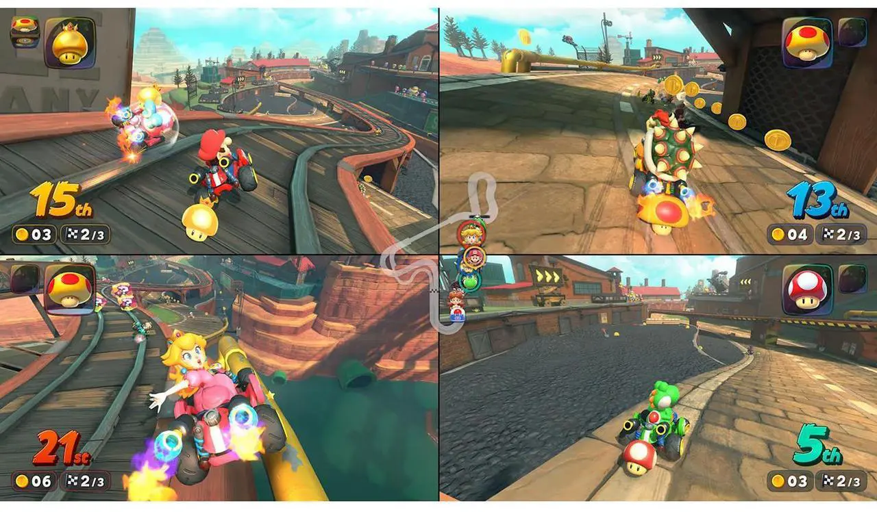 Alt view image 5 of 7 - Nintendo Switch 2 Mario Kart World Bundle with Pro Controller and MightySkins Code