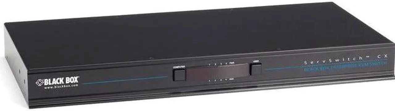 Alt view image 5 of 10 - BLACK BOX KV0424A-R2 KVM SWT CTX SH VGA PS2 USB 4USR 24PT
