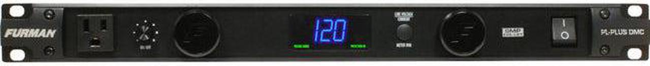 Alt view image 9 of 14 - Furman PL-Plus DMC 15-Amp Power Conditioner w/ Voltmeter & Ammeter