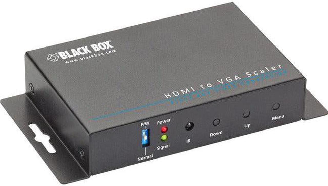 Alt view image 8 of 8 - Black Box AVSC-HDMI-VGA Hdmi-To-Vga Scaler & Converte R With Audio