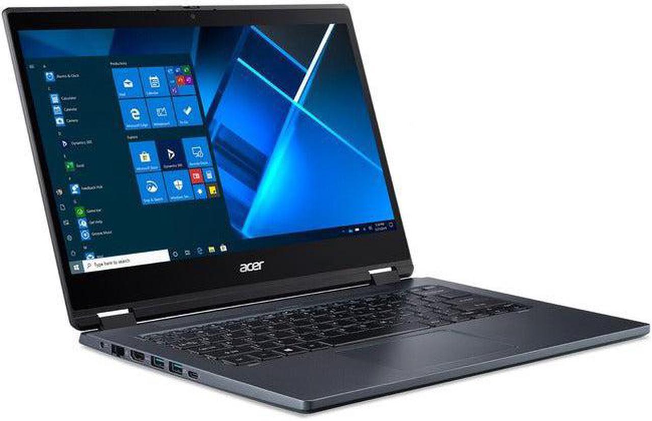 Alt view image 10 of 19 - Acer P414RN-51 TMP414RN-51-76AV 14" Touchscreen 2 in 1 Notebook - Full HD - 1920 x 1080 - Intel Core i7 i7-1165G7 Quad-core (4 Core) 2.80 GHz - 16 GB RAM - 512 GB SSD - Slate Blue - Windows 10 Pr