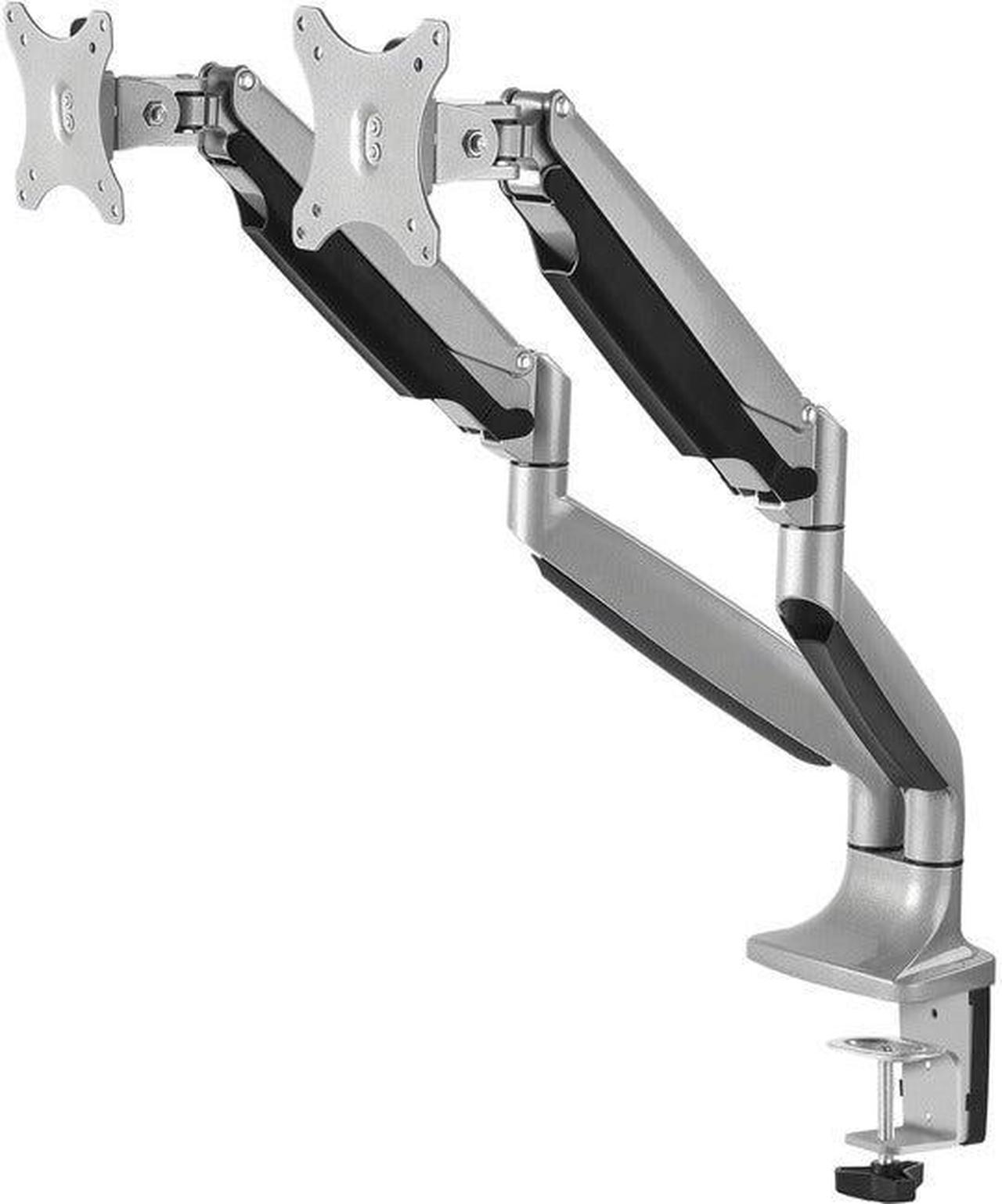 Alt view image 12 of 18 - SIIG CE-MT2E12-S1 High Premium Aluminum Gas Spring Desk Mount - Dual Monitor, VESA (75x75/100x100)