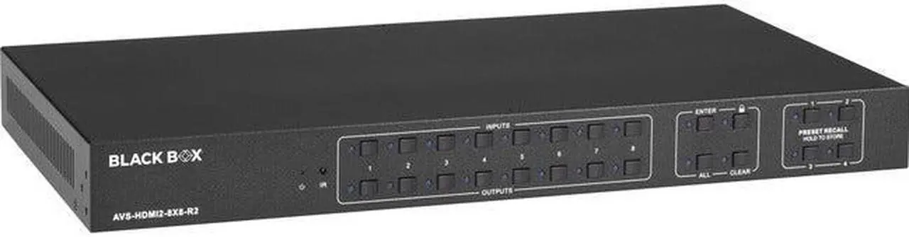 Main image of Black Box Video Matrix Switcher - HDMI 2.0