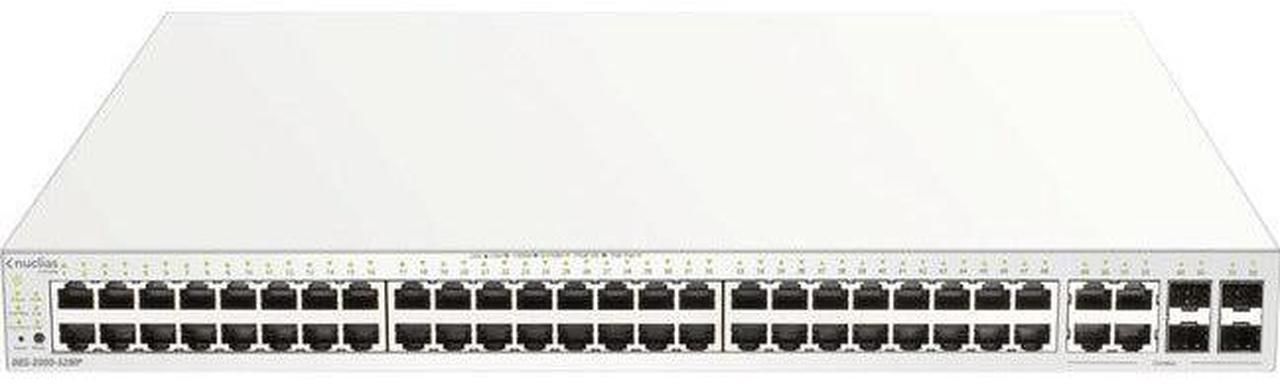 Alt view image 3 of 7 - D-Link 52-Port Nuclias Cloud-Managed PoE Switch