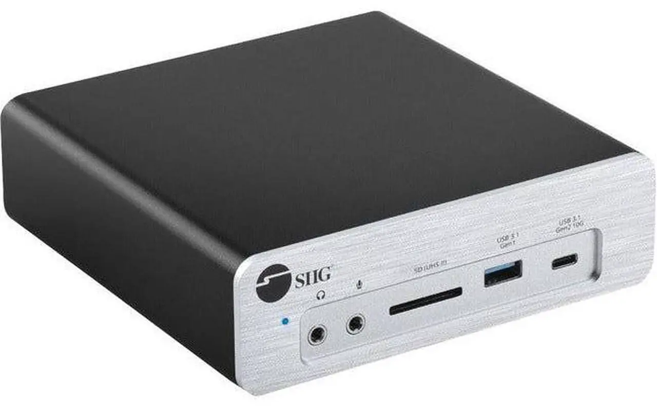 Alt view image 18 of 19 - SIIG AC JUDK0K11S1 Thunderbolt3 DP14 Docking Station w Dual M2 NVMe SSDPD
