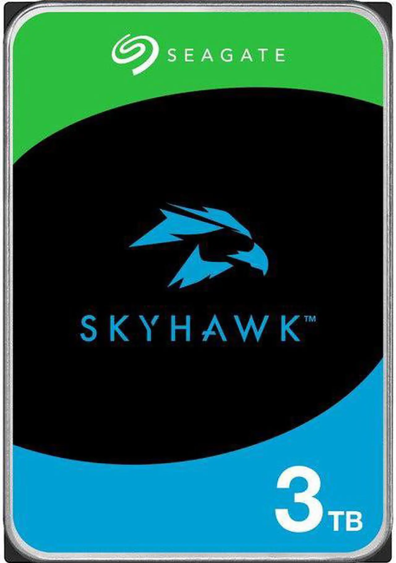 Main image of seagate skyhawk surveillance hdd st3000vx015 - hard drive - 3 tb - sata 6gb