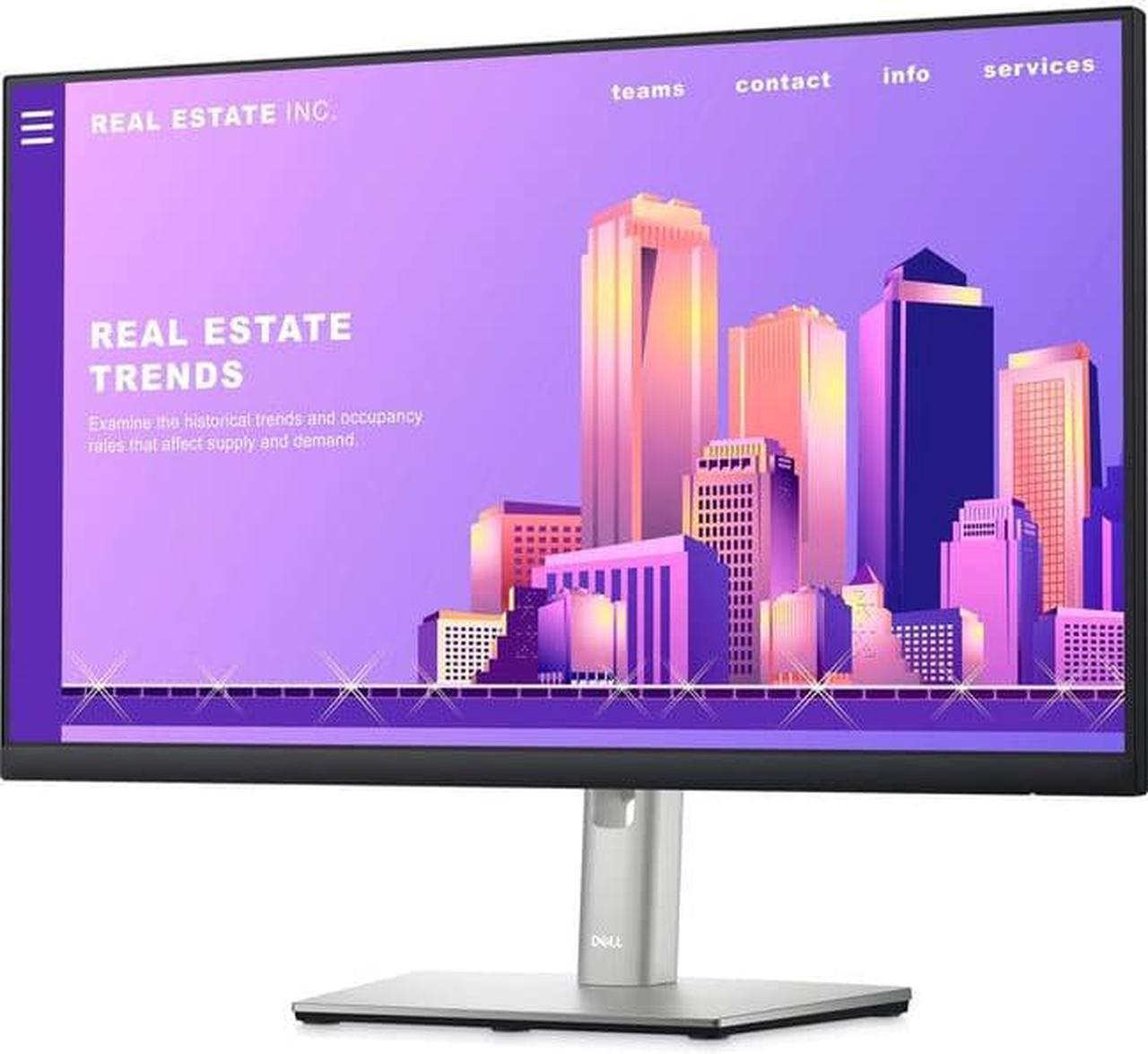 Alt view image 9 of 20 - Dell 23.8 Inches Full HD 1080p Monitor,60 Hz IPS Technology, ComfortView Plus Technology Ultra Thin Bezel