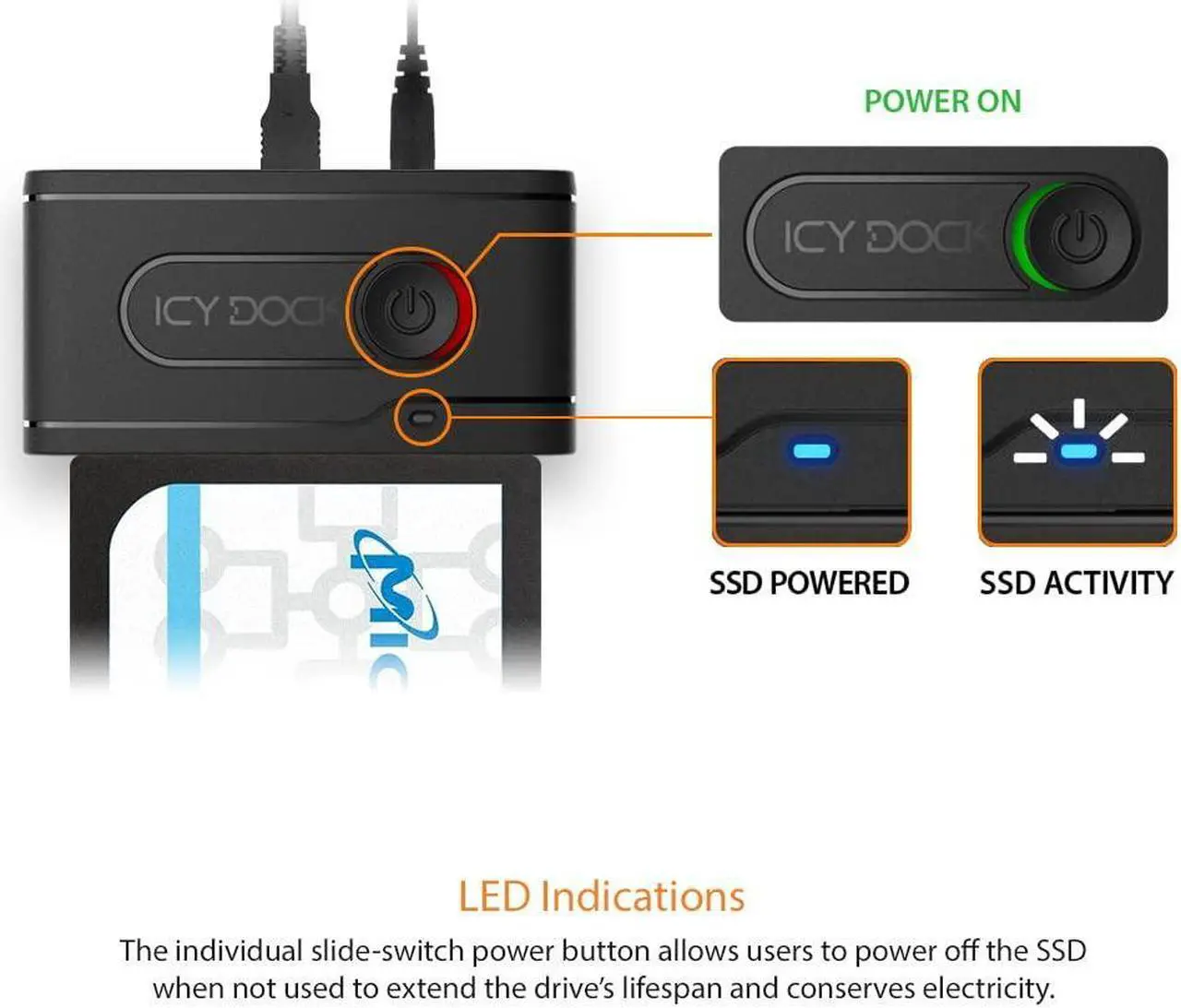 Alt view image 10 of 13 - EZ-ADAPTER EX MB931U-1VB R1 USB-C+A GEN 2 10GBPS U.2 NVME SSD
