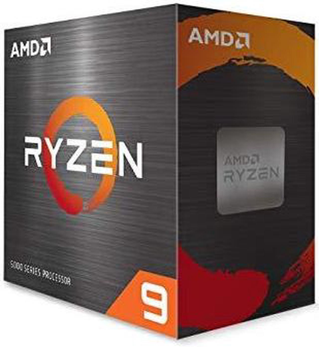 Alt view image 5 of 11 - AMD Ryzen 9 5900X - Ryzen 9 5000 Series Vermeer (Zen 3) 12-Core 3.7 GHz Socket AM4 105W None Integrated Graphics Desktop Processor - OEM Processor With Small BOX.