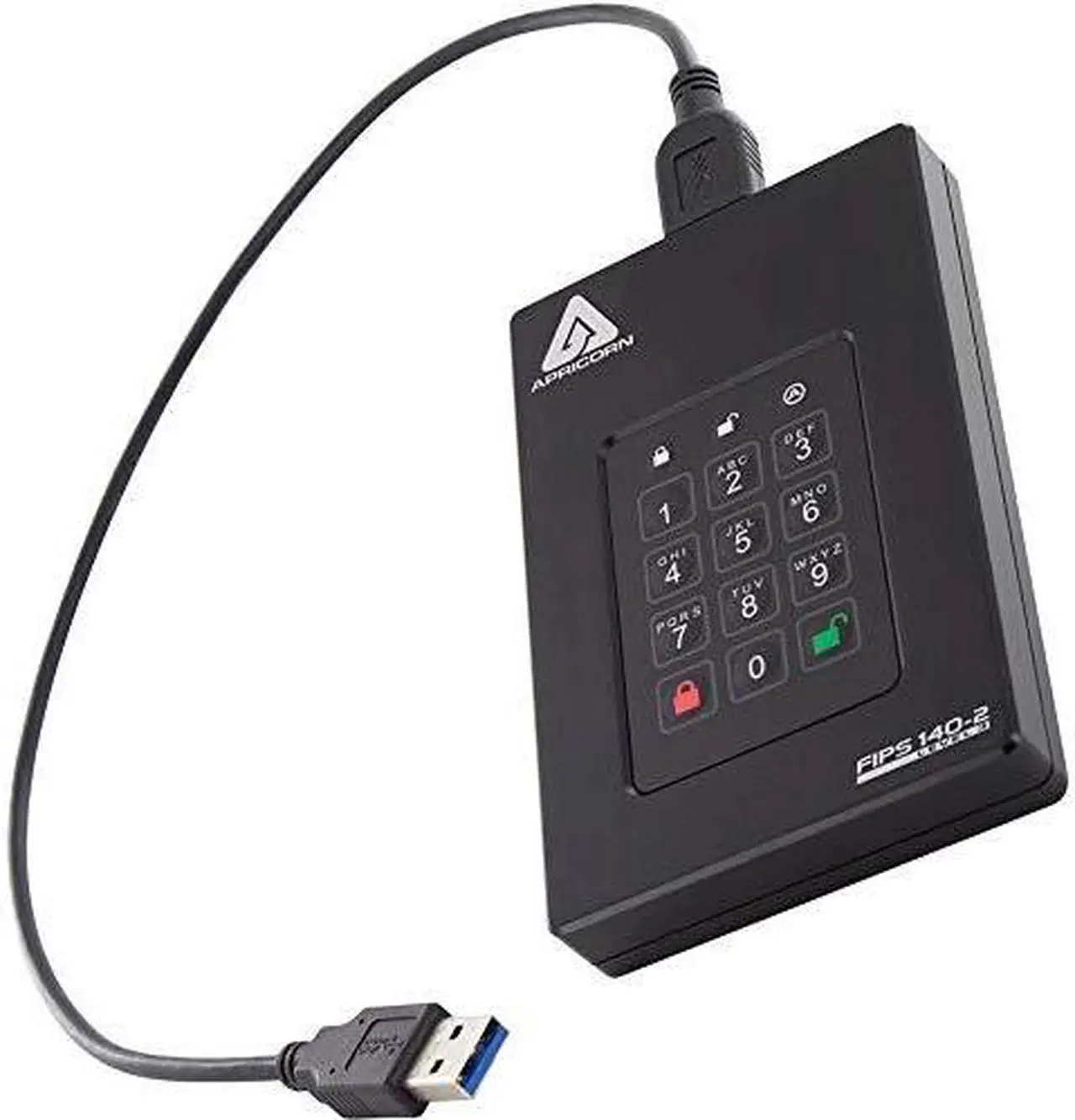 Alt view image 15 of 18 - APRICORN MASS STORAGE AFL3-1TB 1TB AEGIS FORTRESS L3 USB 3.0