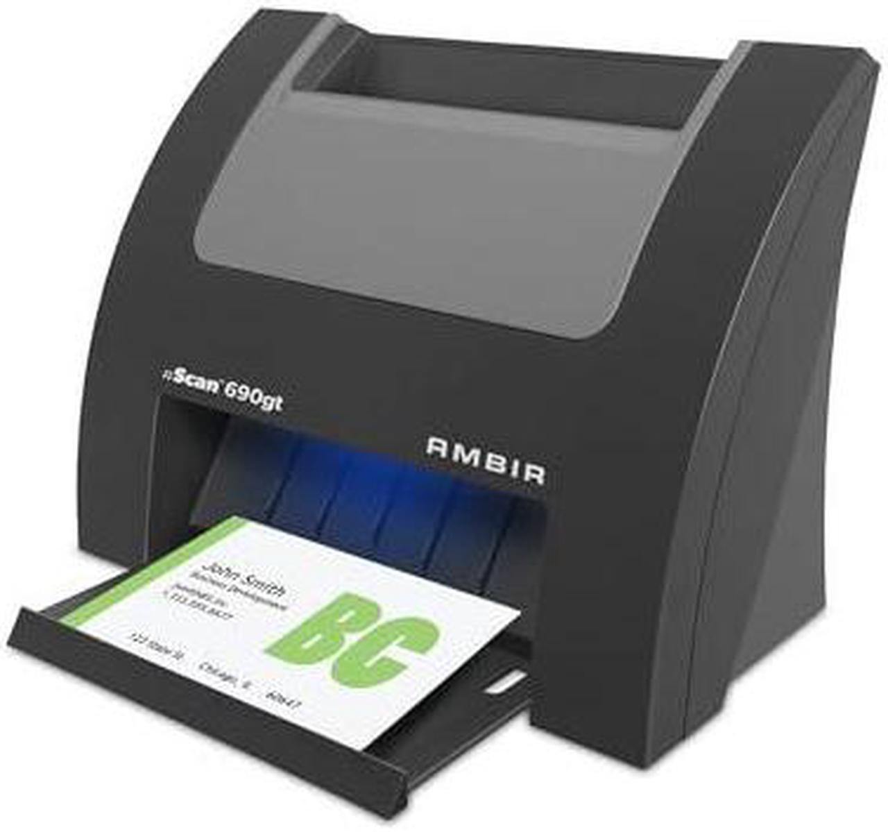Alt view image 12 of 16 - Ambir nScan 690gt DS690GT-AS Card Optical Resolution - up to 600dpi Duplex ID Card Scanner with AmbirScan