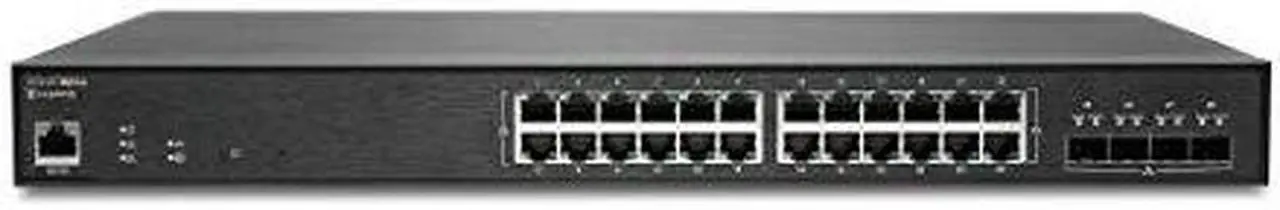 Alt view image 15 of 17 - SonicWall SWS14-24FPOE Ethernet Switch 24 Ports - Manageable - Gigabit Ethernet, 10 Gigabit Ethernet - 10/100/1000Base-T, 10GBase-X - 2 Layer Supported - Modular - 500.40 W Power Consumption 02SSC8377